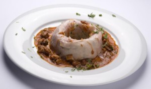 Bomba di riso con funghi porcini