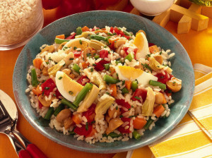 Insalata di riso estiva