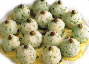 Palline di riso e limone