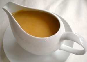 Salsa gravy al vino rosso